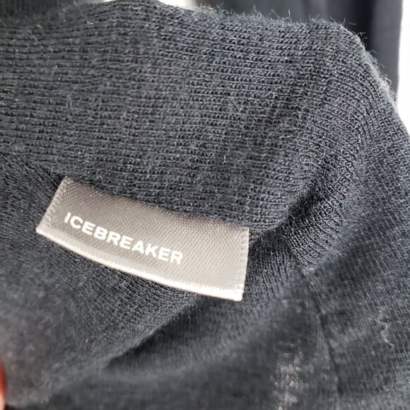 Icebreaker Merino BodyFit Basics 200 Black Wool Base Layer Womens Medium - Picture 6 of 8